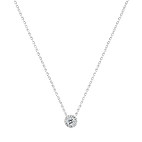 Diamond necklace Glowing Moon