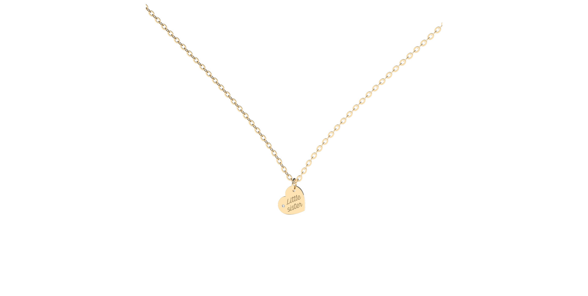 Diamond necklace Little Sister