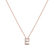 Diamond necklace Glittering Letter E2