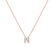 Diamond necklace Glittering Letter N2