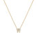 Diamond necklace Glittering Letter W2