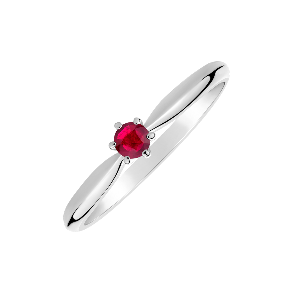 Ring with Ruby Eternal Joy