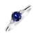 Diamond ring with Sapphire Midnight Serenity2
