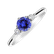 Diamond ring with Tanzanite Midnight Serenity2