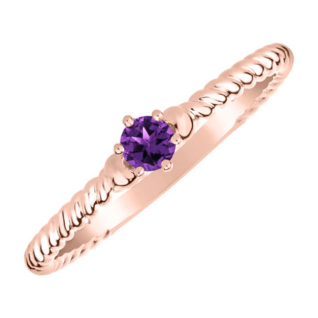 Ring with Amethyst Brazil Fancy Dream
