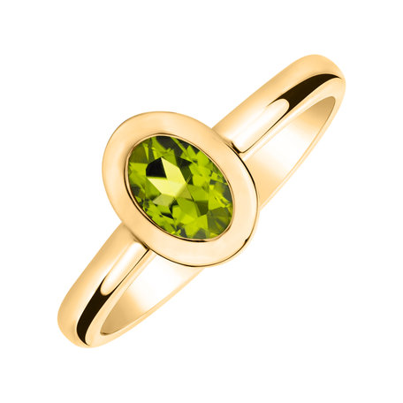 Ring with Peridot Space Bonbon