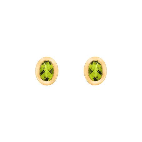Earrings with Peridot Sweet Candy
