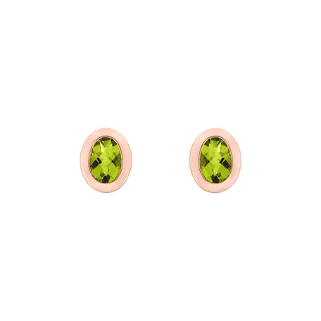 Earrings with Peridot Sweet Candy
