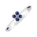 Diamond ring with Sapphire Divine Bloom2