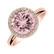 Diamond ring with Rose Quartz Bonbon2