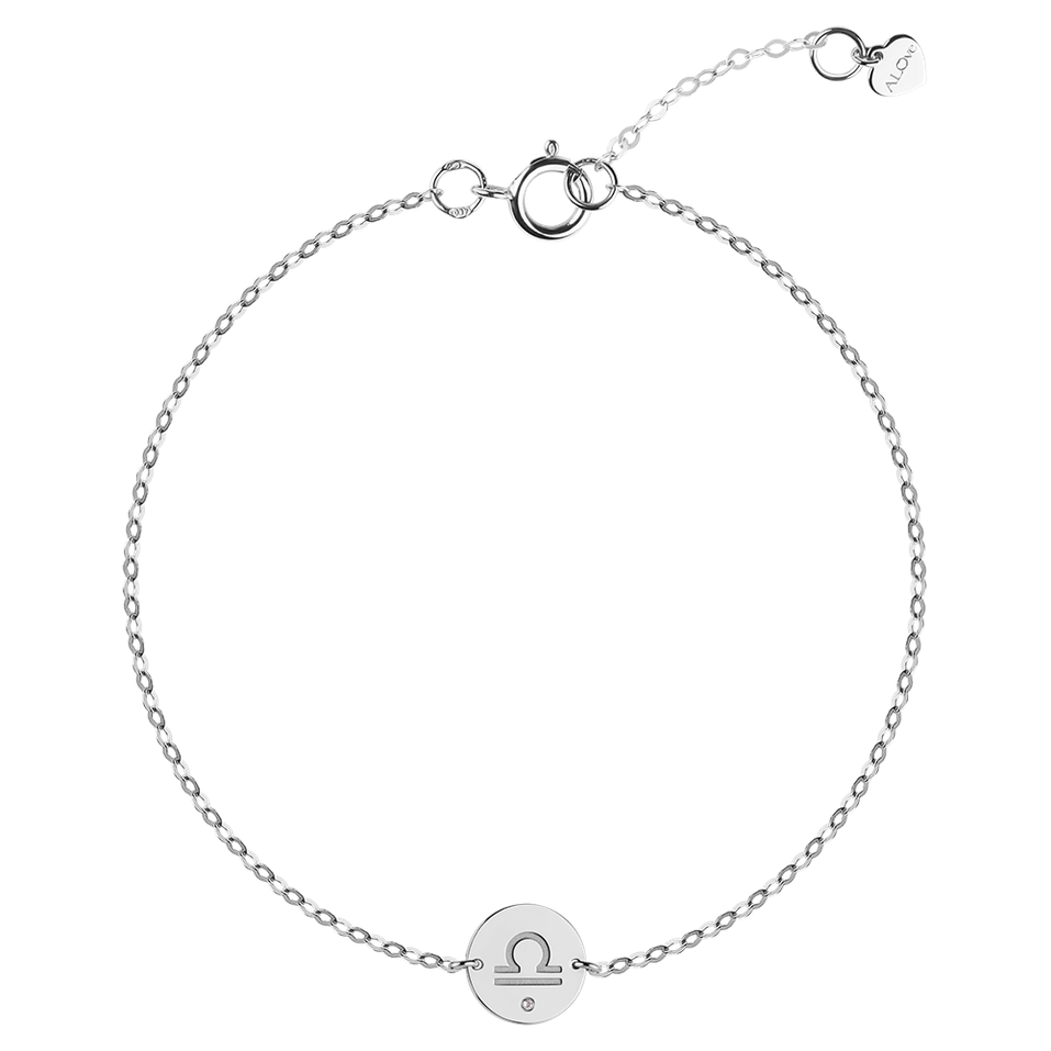 Diamond bracelet Libra