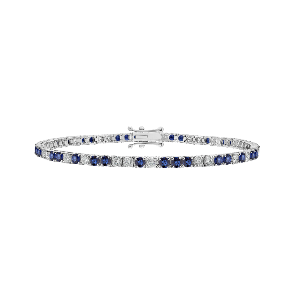 Diamond bracelet with Sapphire Belissia