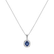 Diamond pendant with Sapphire Princess2