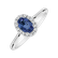 Diamond ring with Sapphire Princess2