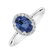 Diamond ring with Sapphire Princess2