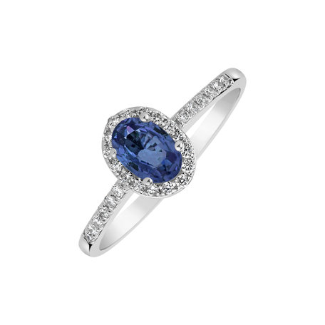 Diamond ring with Sapphire Princess Desperation