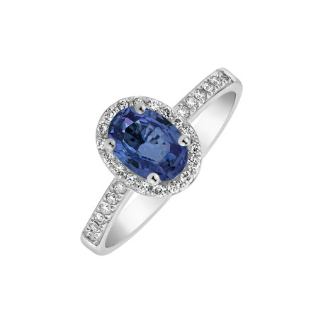 Diamond ring with Sapphire Princess Desperation