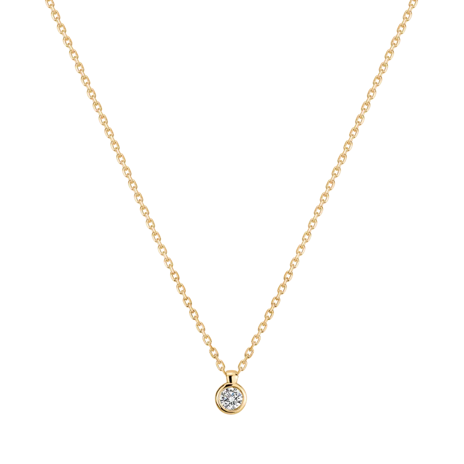 Diamond necklace Happy Dot