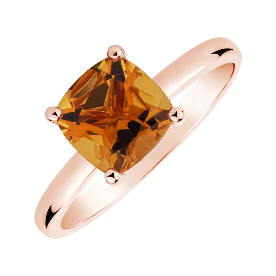 Ring with Citrine Madeira Bonbon