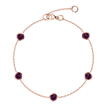 Bracelet with Rhodolite Roggeveen
