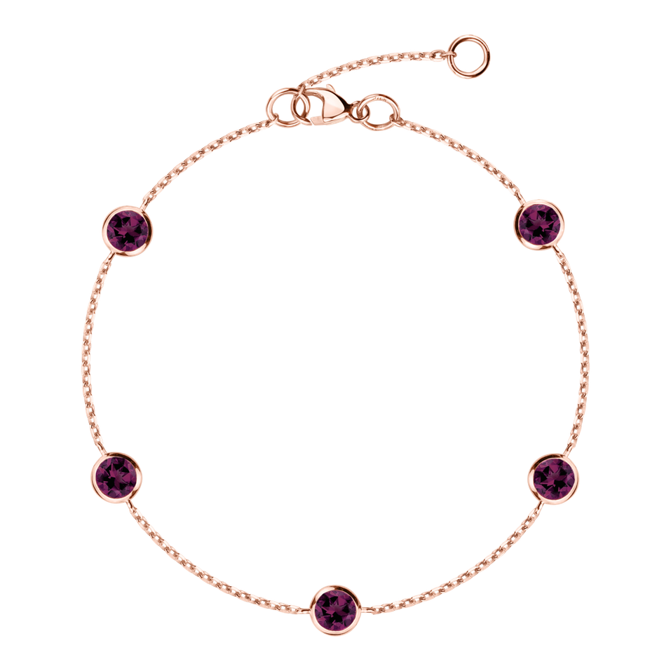 Bracelet with Rhodolite Roggeveen