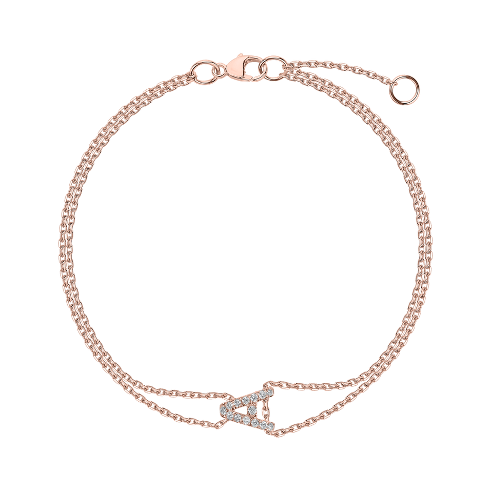 Diamond bracelet Magic Letter