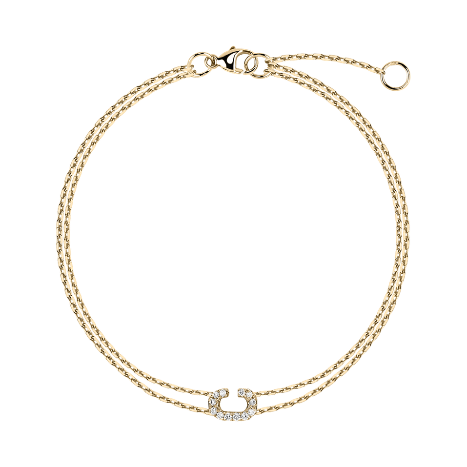 Diamond bracelet Magic Letter