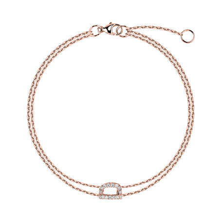Diamond bracelet Magic Letter