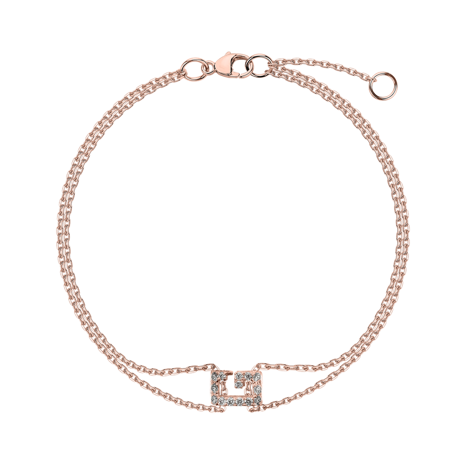 Diamond bracelet Magic Letter