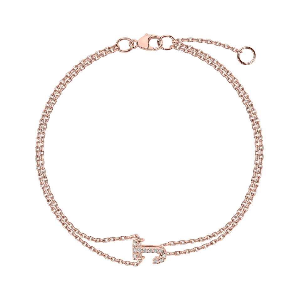 Diamond bracelet Magic Letter