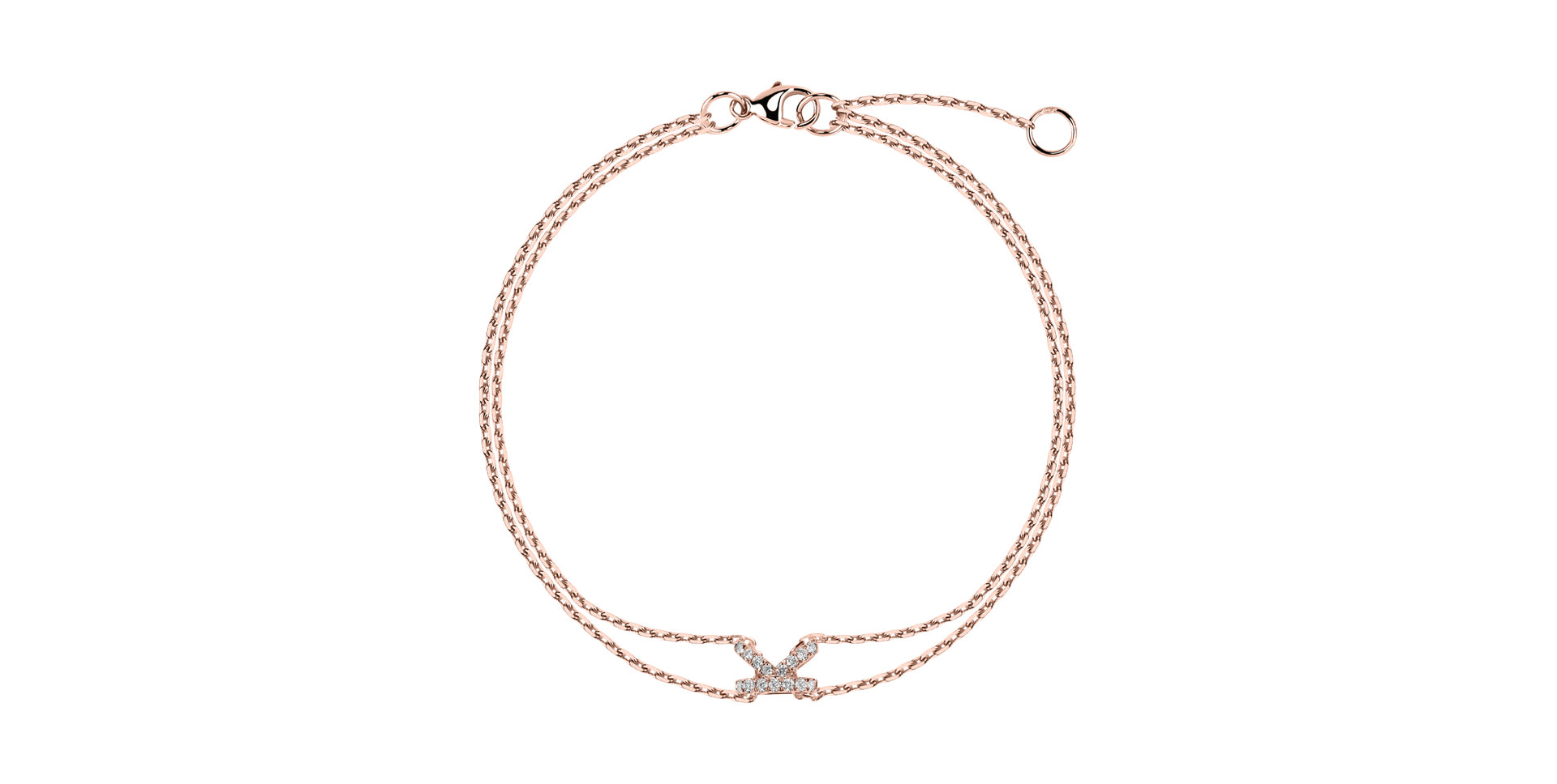 Diamond bracelet Magic Letter