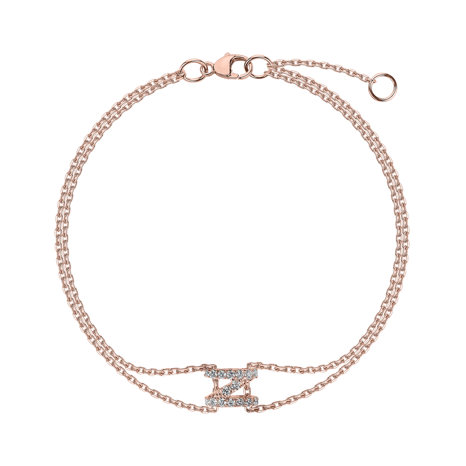 Diamond bracelet Magic Letter