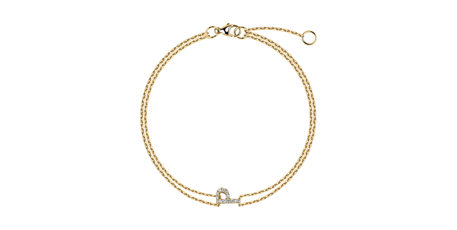 Diamond bracelet Magic Letter