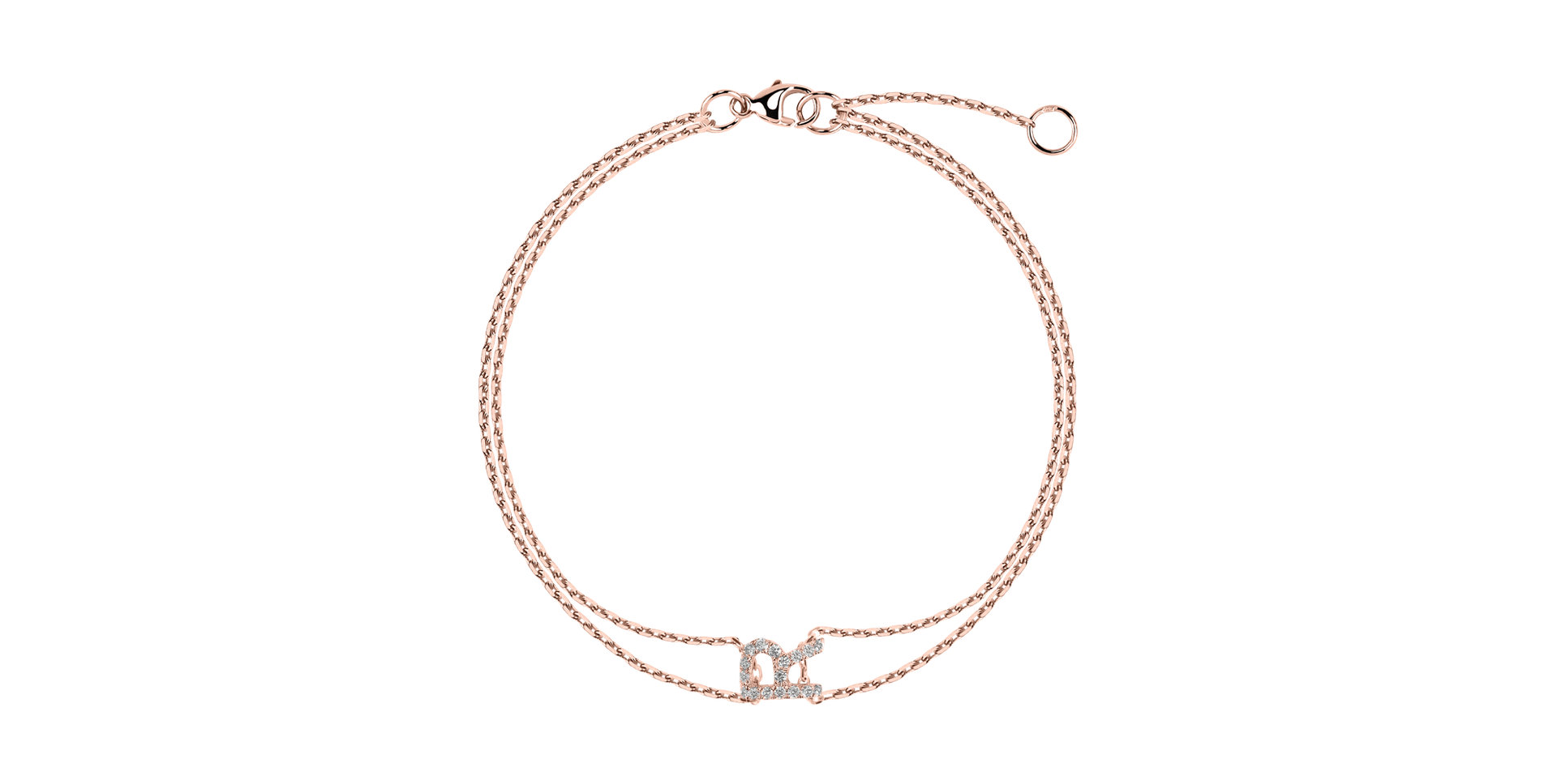 Diamond bracelet Magic Letter