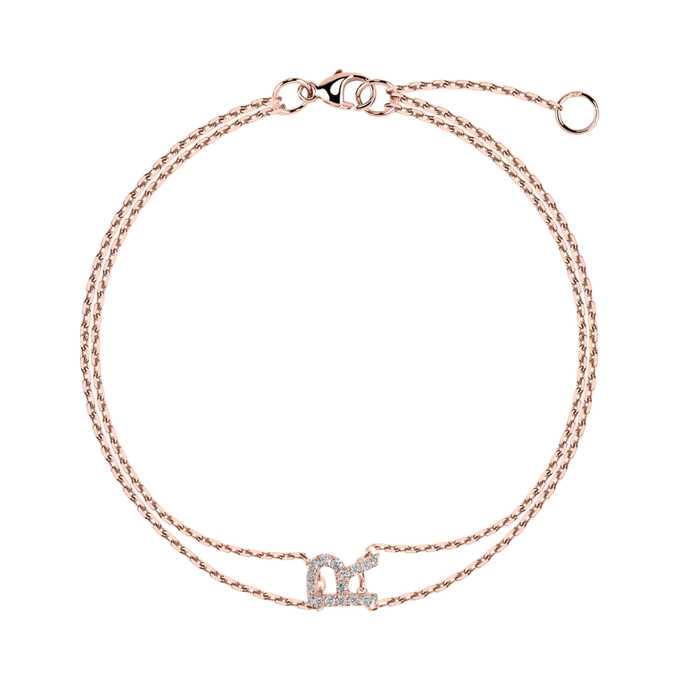 Diamond bracelet Magic Letter