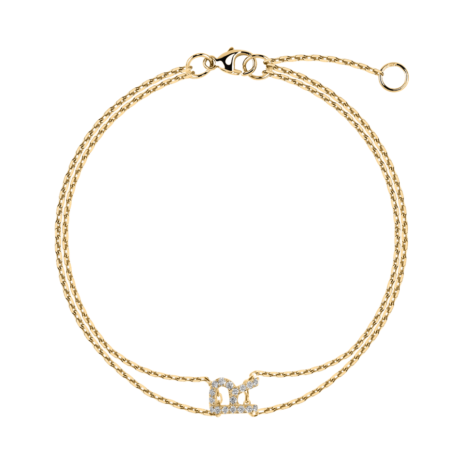 Diamond bracelet Magic Letter