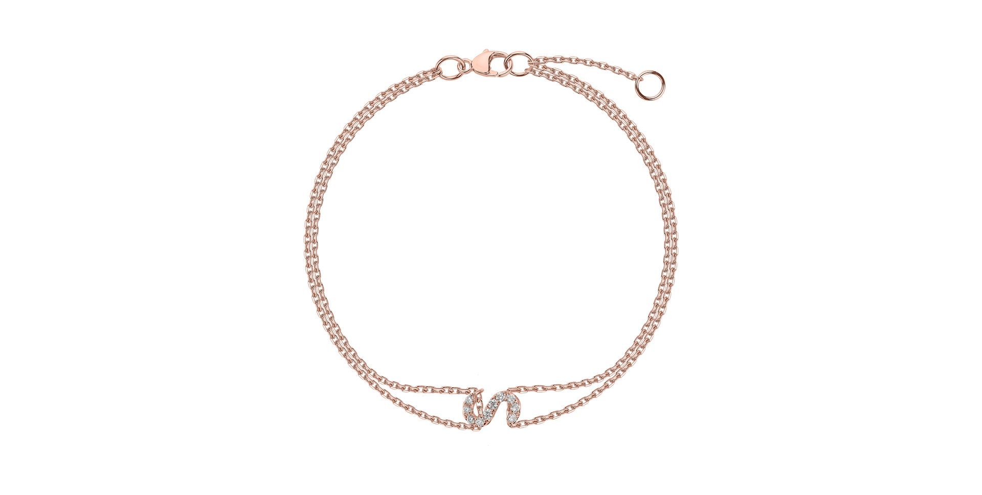 Diamond bracelet Magic Letter