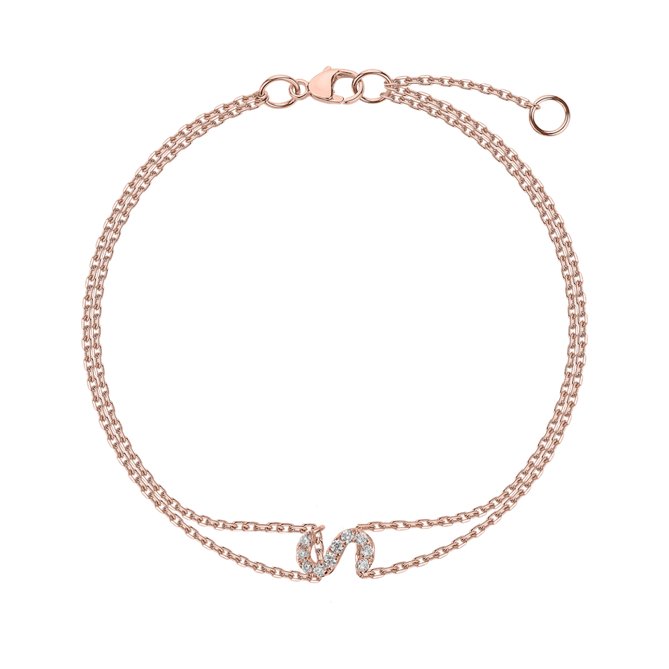 Diamond bracelet Magic Letter