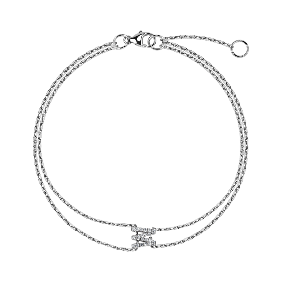 Diamond bracelet Magic Letter