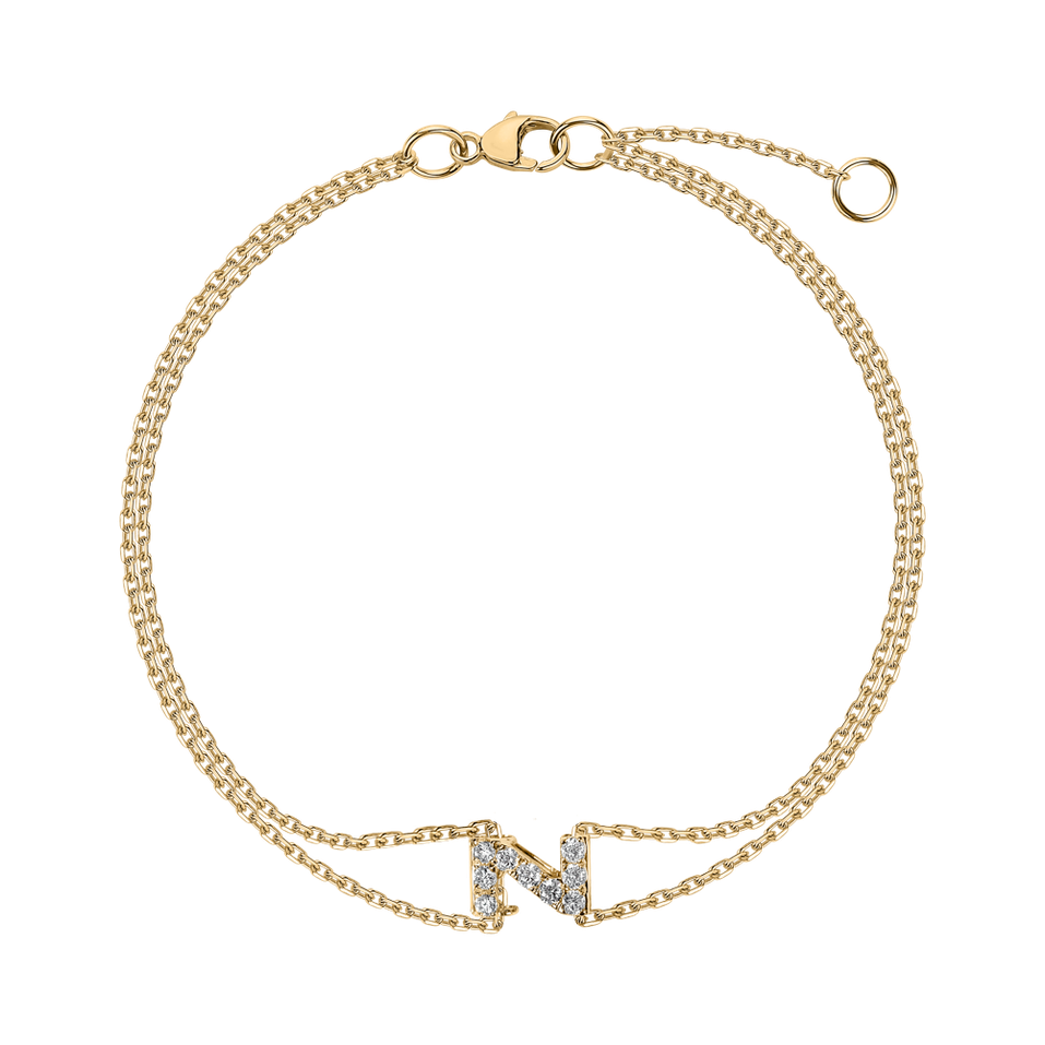 Diamond bracelet Magic Letter