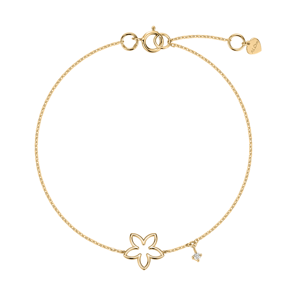 Diamond bracelet Flowery dream