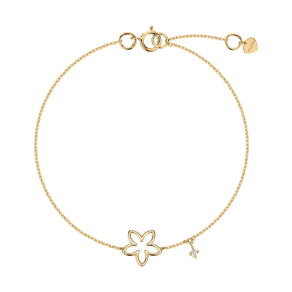 Diamond bracelet Flowery dream