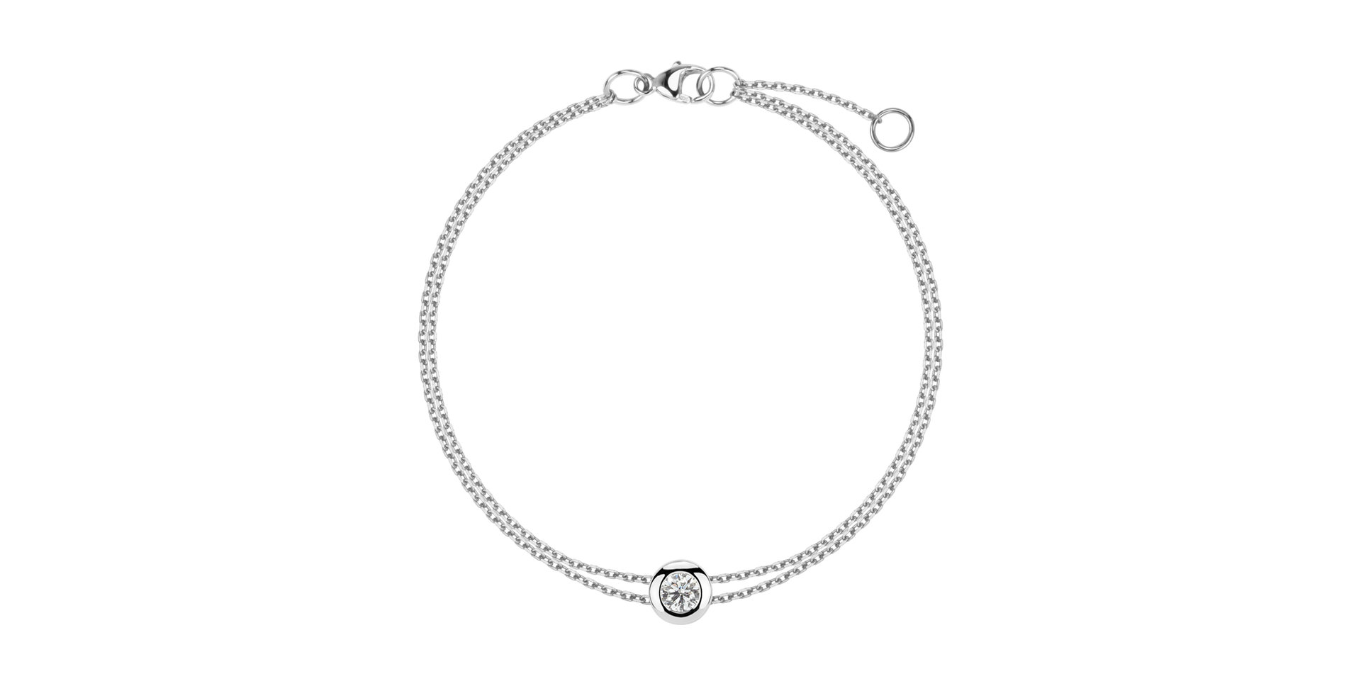 14ct white gold diamond bracelet Cosmic Magic
