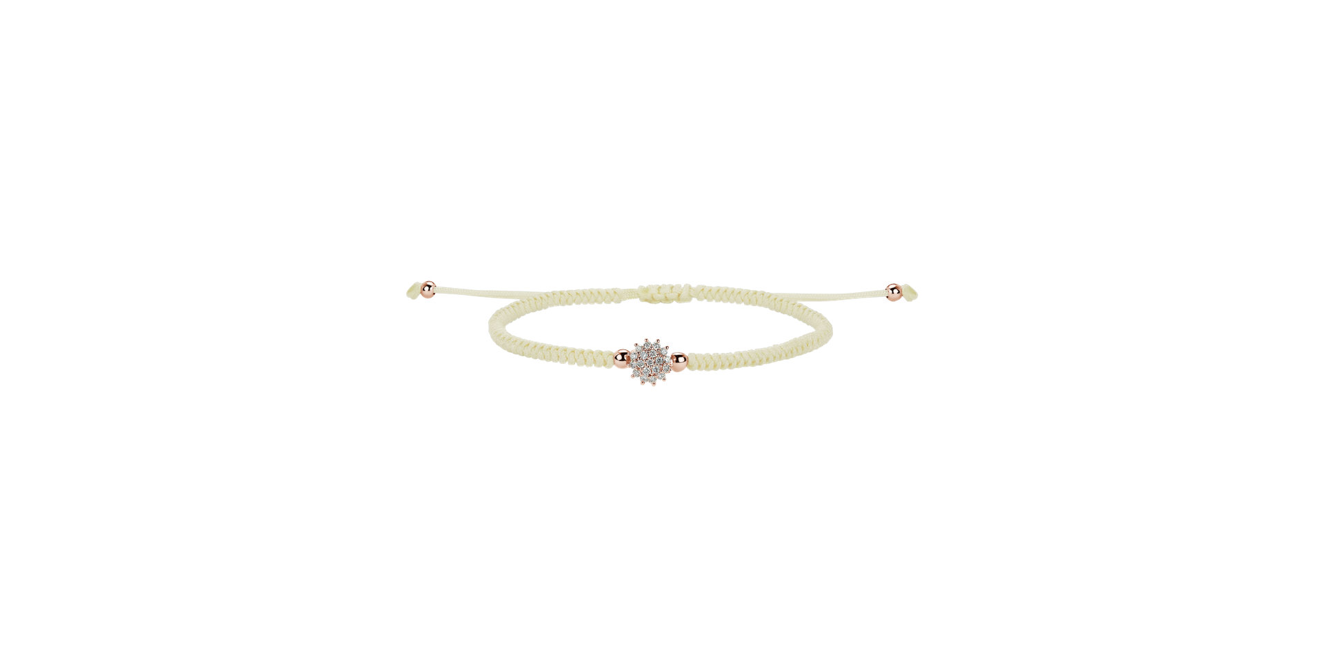 14ct rose gold diamond bracelet Simple Magic