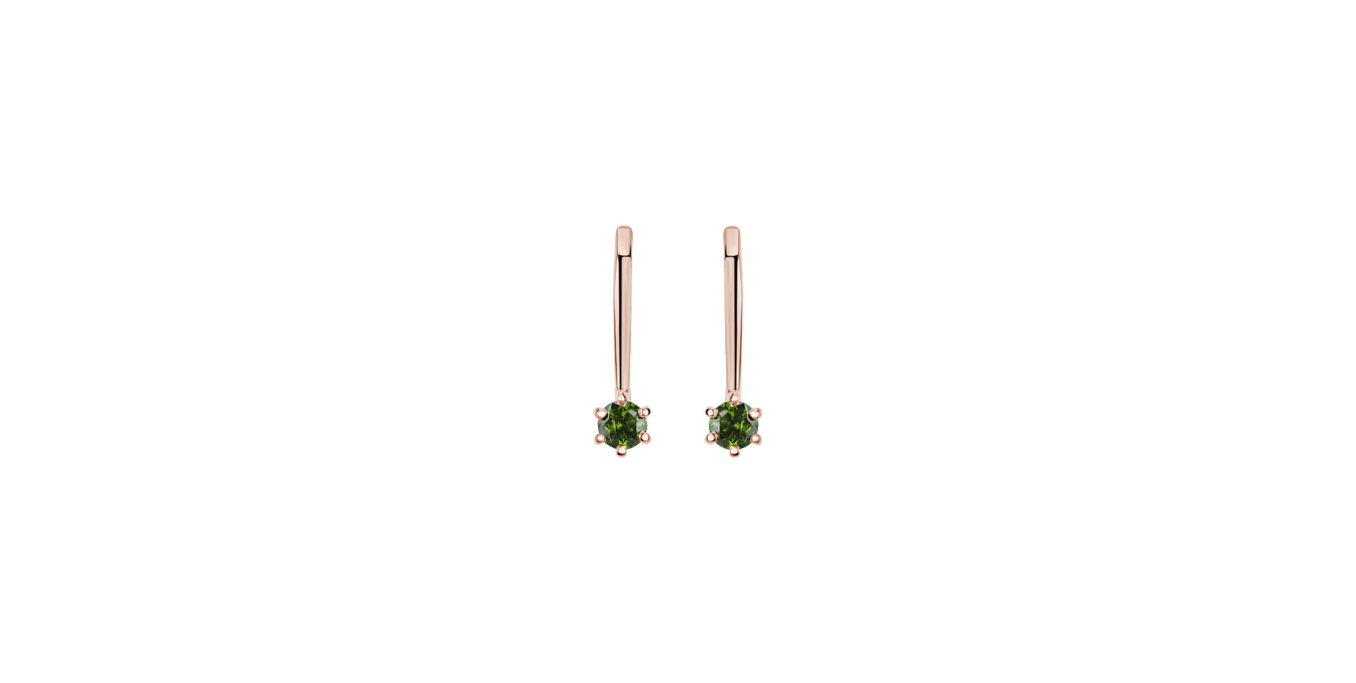 14ct rose gold diamond earrings Everyday Glow