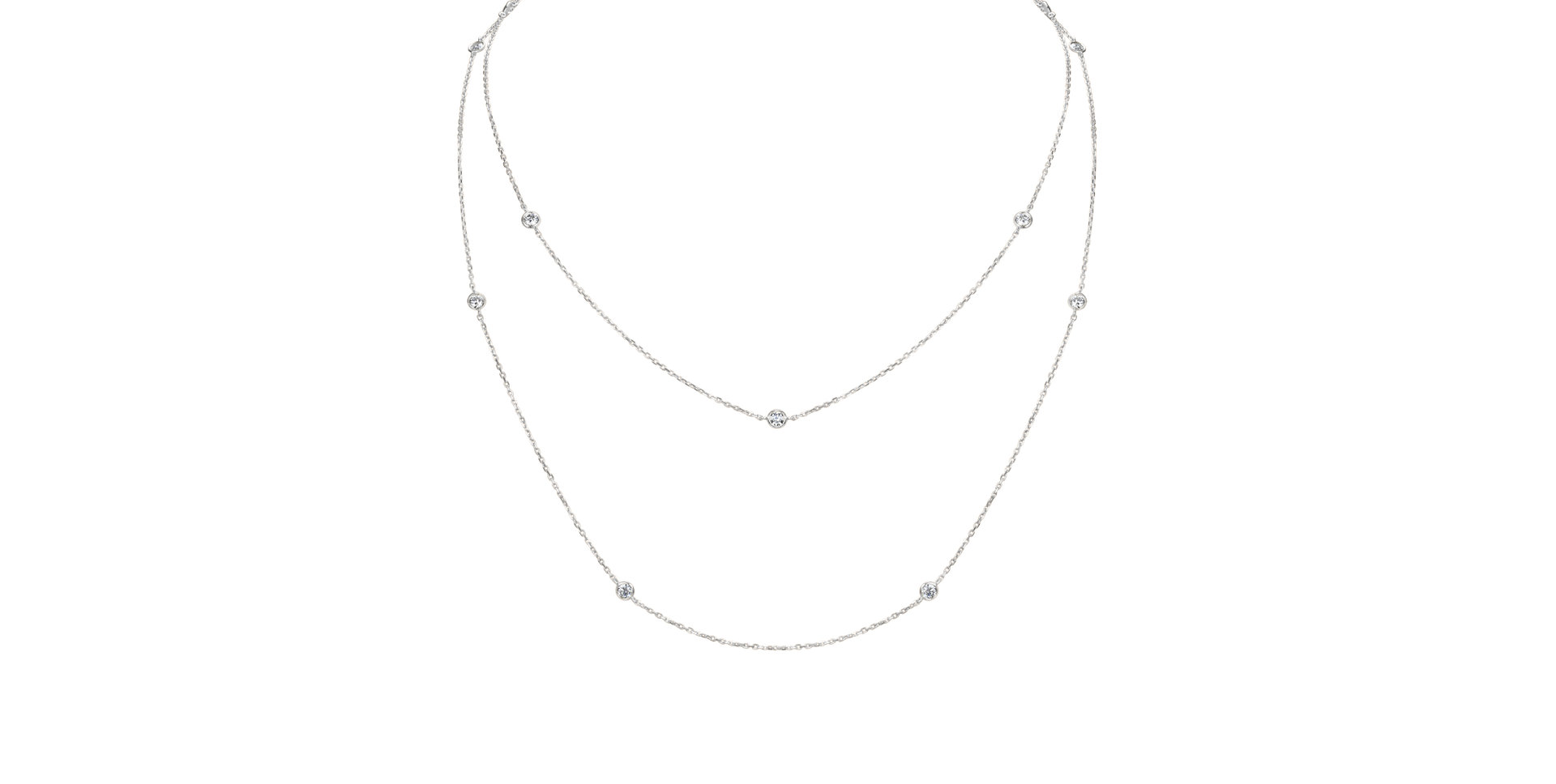 Diamond necklace Sweet Dots