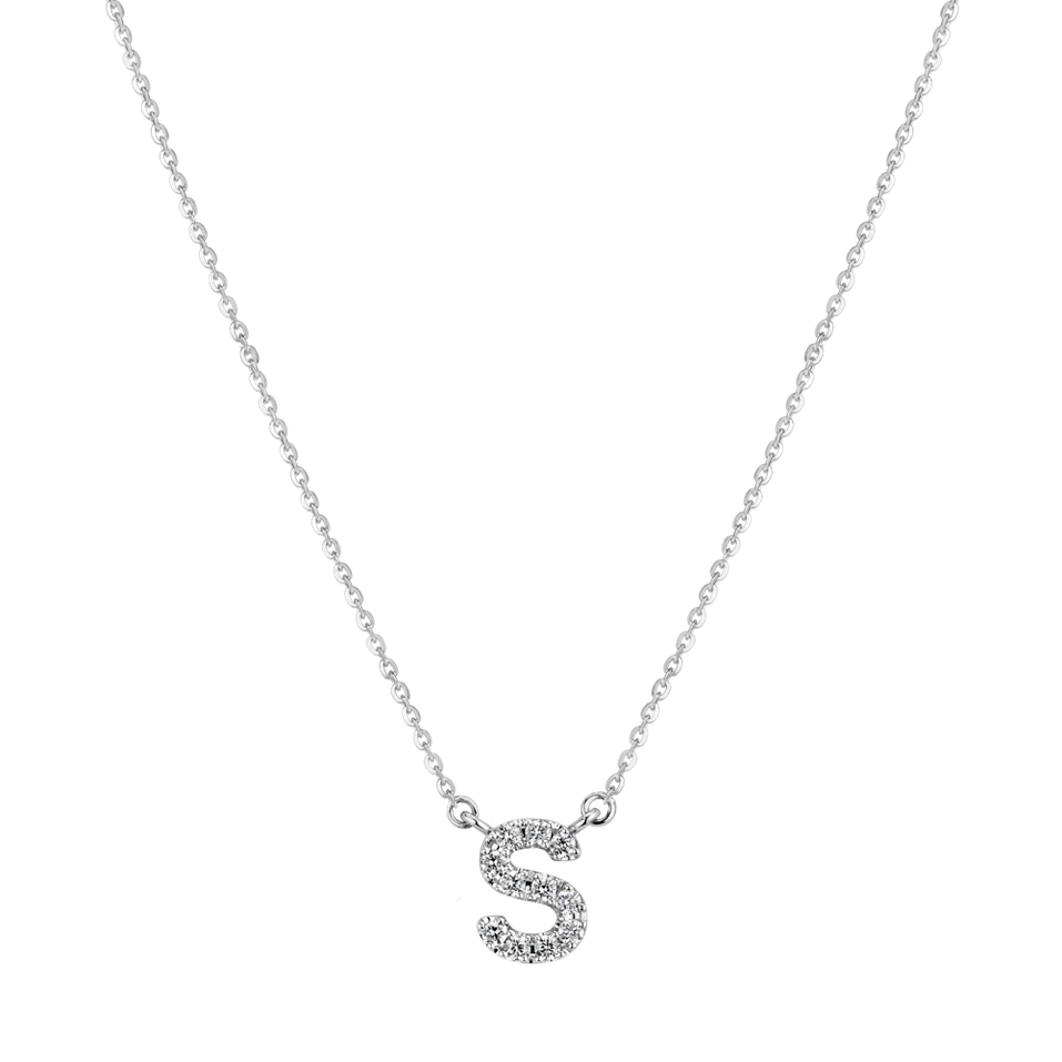 Diamond necklace Shiny Alphabet