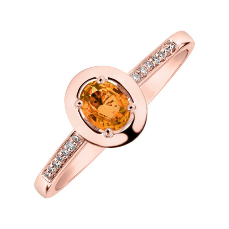 Diamond ring with Sapphire Sapphire Princess
