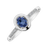 Diamond ring with Sapphire Sapphire Princess2