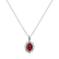 Diamond pendant with Ruby Princess Brilliance2
